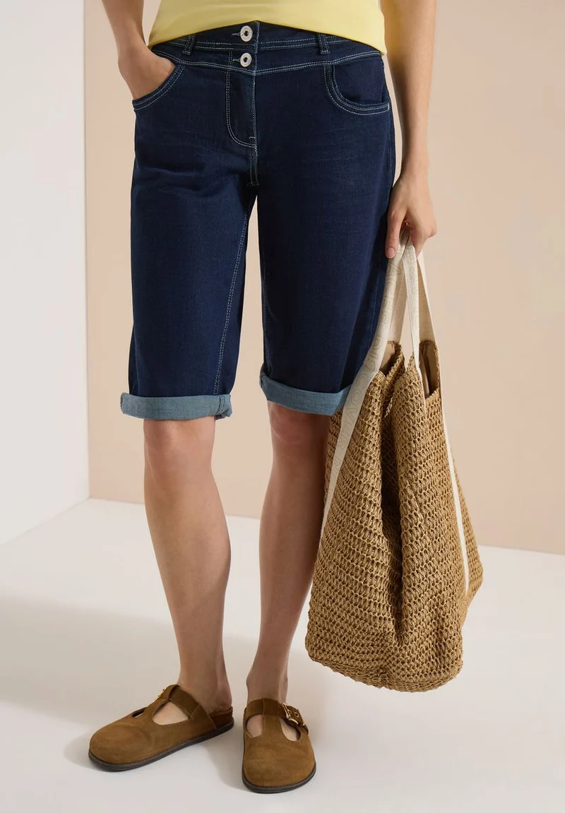 High Waist Wide Leg Shorts im Loose Fit