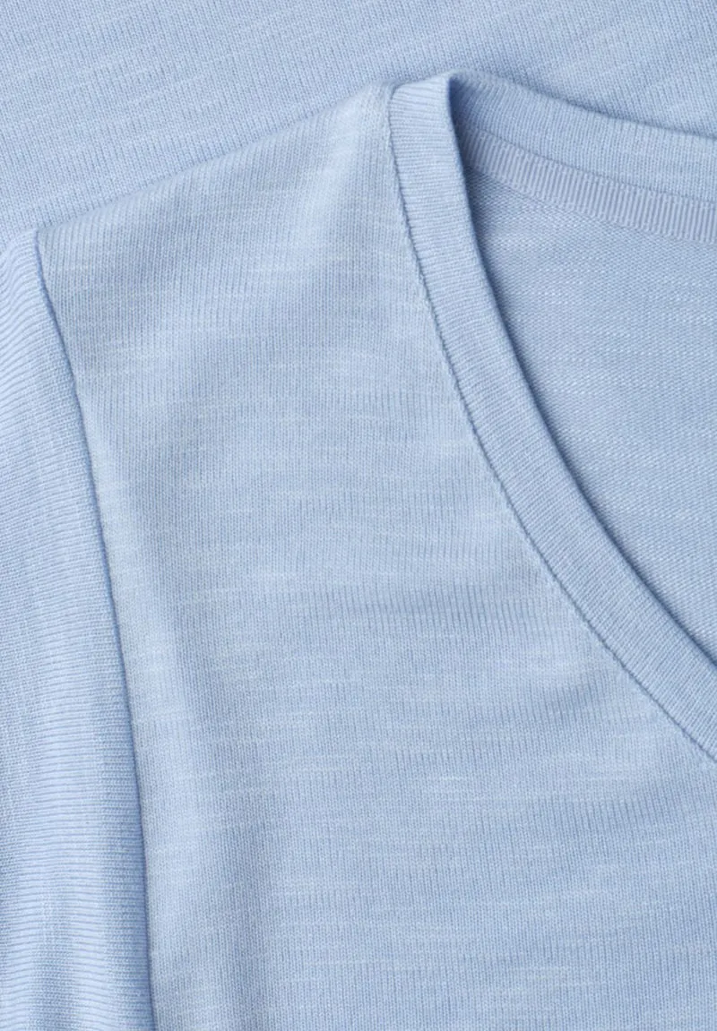Shirt mit kurzen Volant-Ärmeln