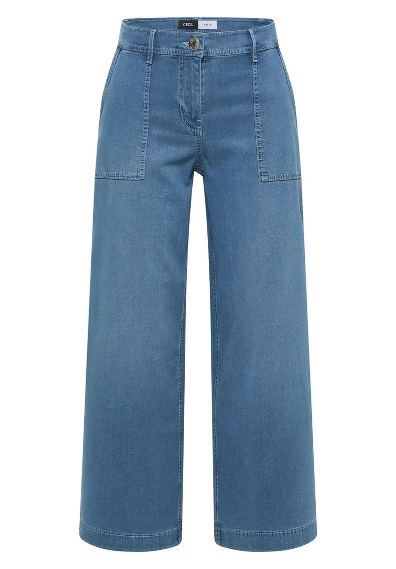 High Waist Wide Leg Jeans im Loose Fit
