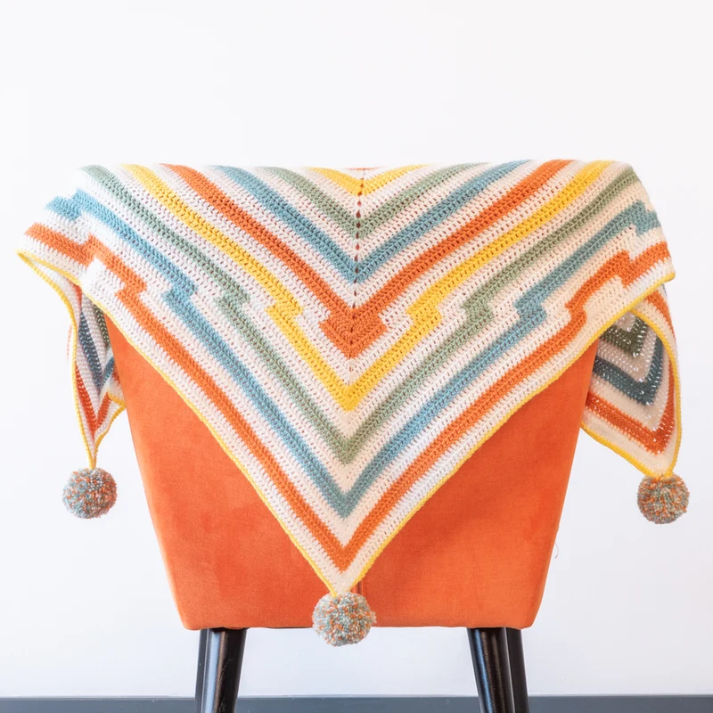 Yarn and Colors „Amazing Square Darts Blanket“ Häkelpaket