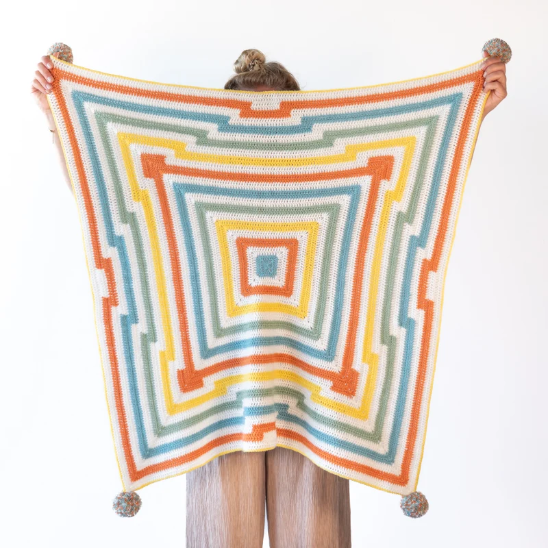 Yarn and Colors „Amazing Square Darts Blanket“ Häkelpaket