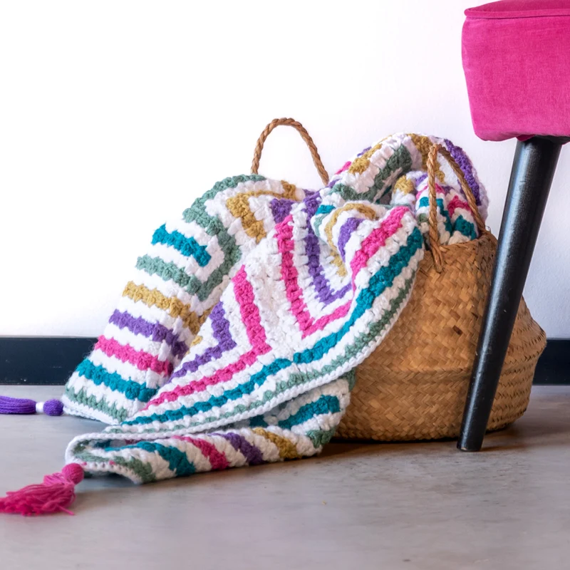 Yarn and Colors „Amazing C2C Blanket“ Häkelpaket