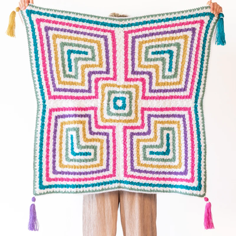 Yarn and Colors „Amazing C2C Blanket“ Häkelpaket