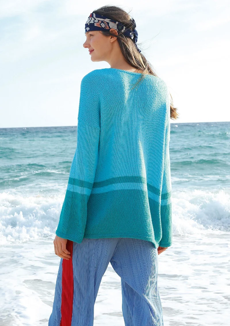 Strickanleitung - Großer, weiter Pullover
