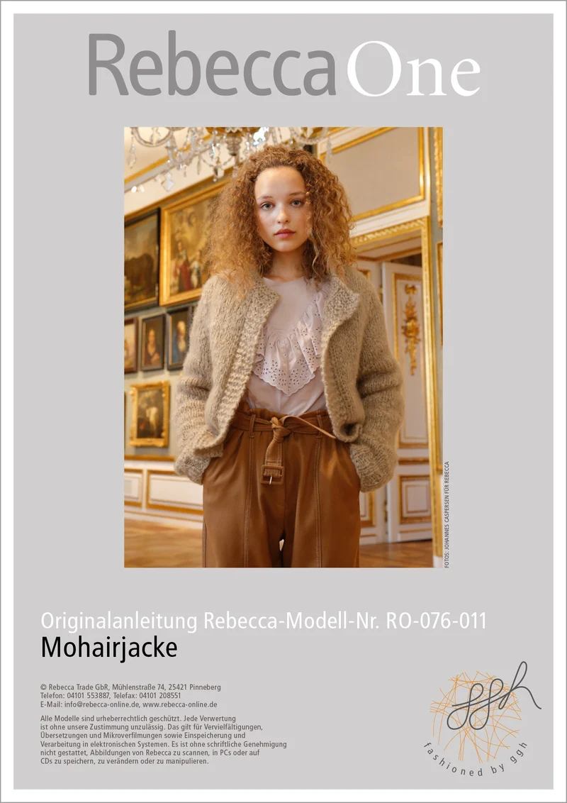 Strickanleitung - Mohairjacke