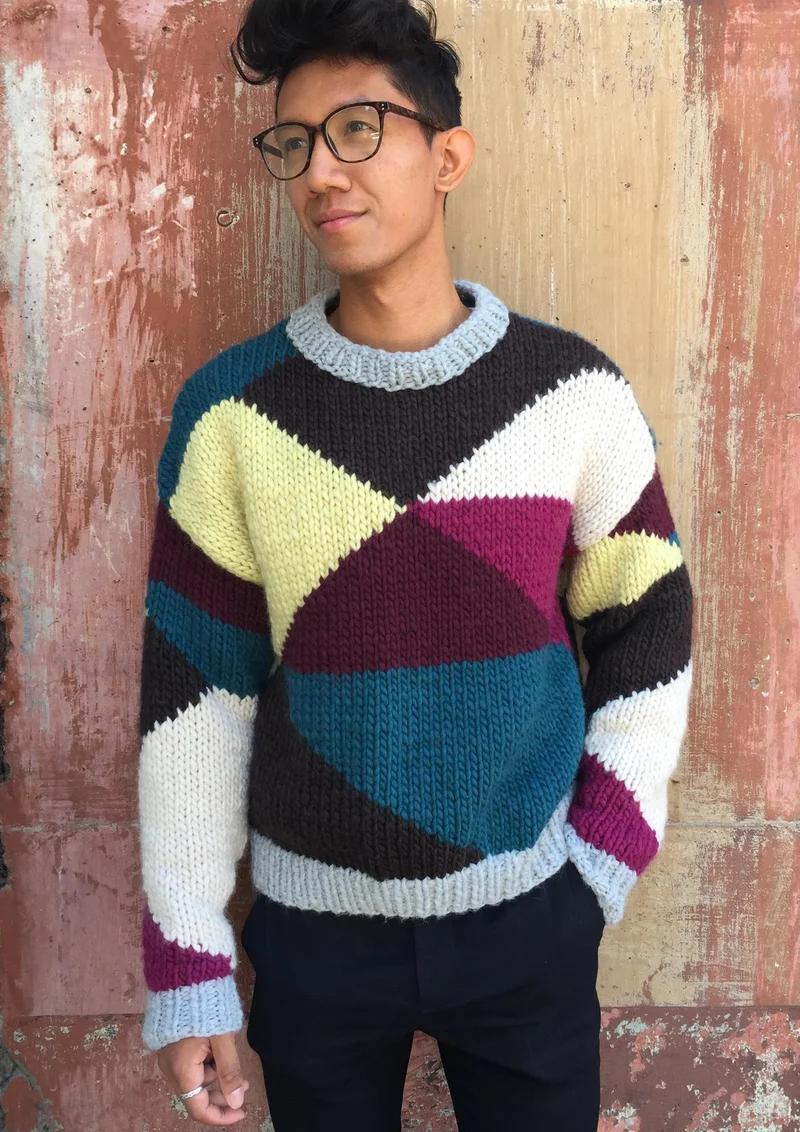 Strickanleitung - Herrenpullover