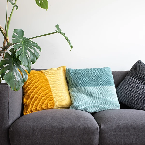 Yarn and Colors Two Tones Comfy Cushion Häkelpaket