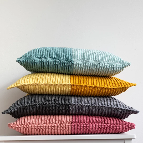 Yarn and Colors Two Tones Comfy Cushion Häkelpaket