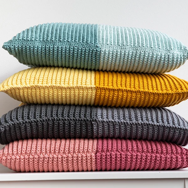 Yarn and Colors Two Tones Comfy Cushion Häkelpaket