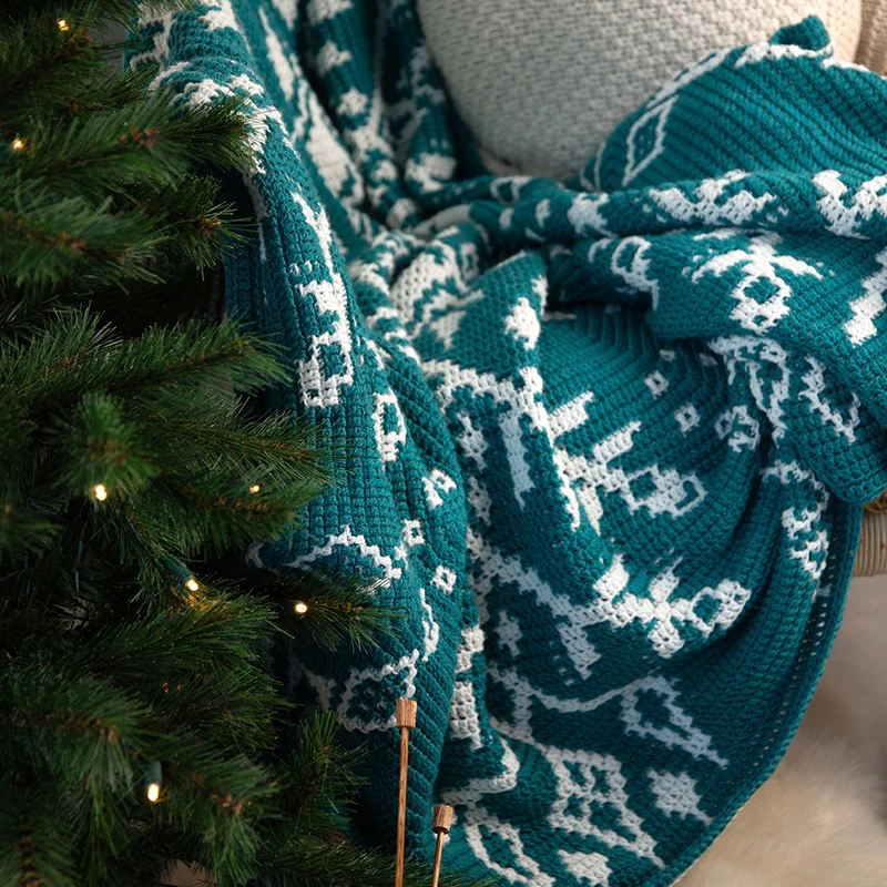 Arctic Bloom Decke – Häkelpaket – CrazyCrochetCatlady