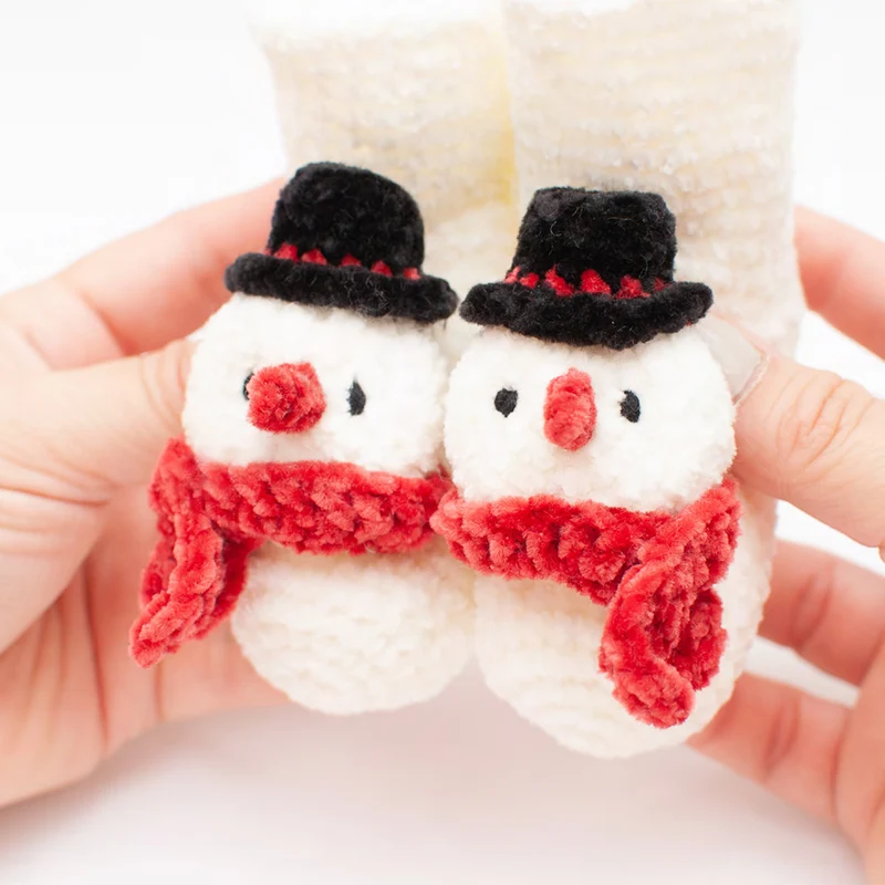 Häkelanleitung Katia Sockirumi Snowman – Baby
