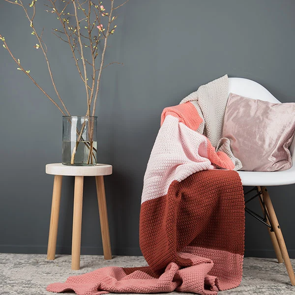 Yarn and Colors Blockdecke – Häkelpaket