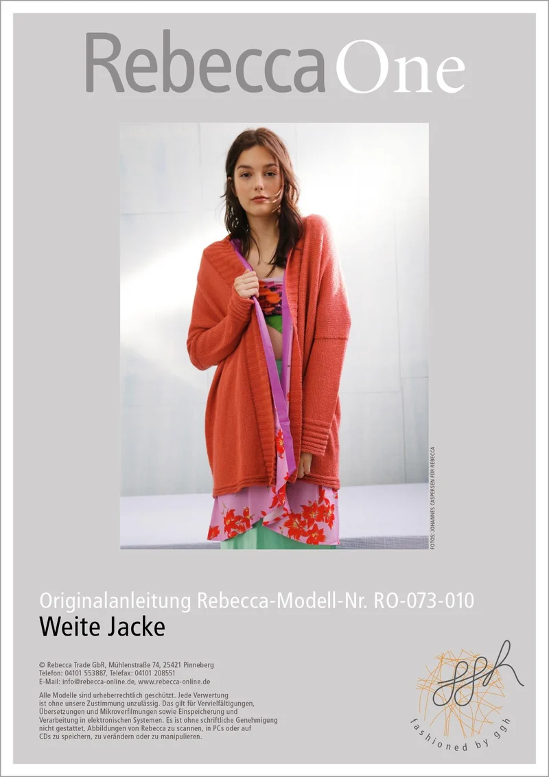 Strickanleitung - Weite Jacke