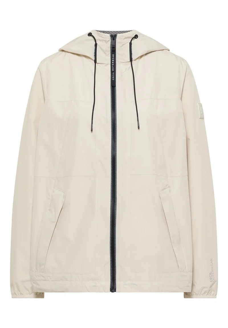 Jacke mit Kapuze und Tunnelzug