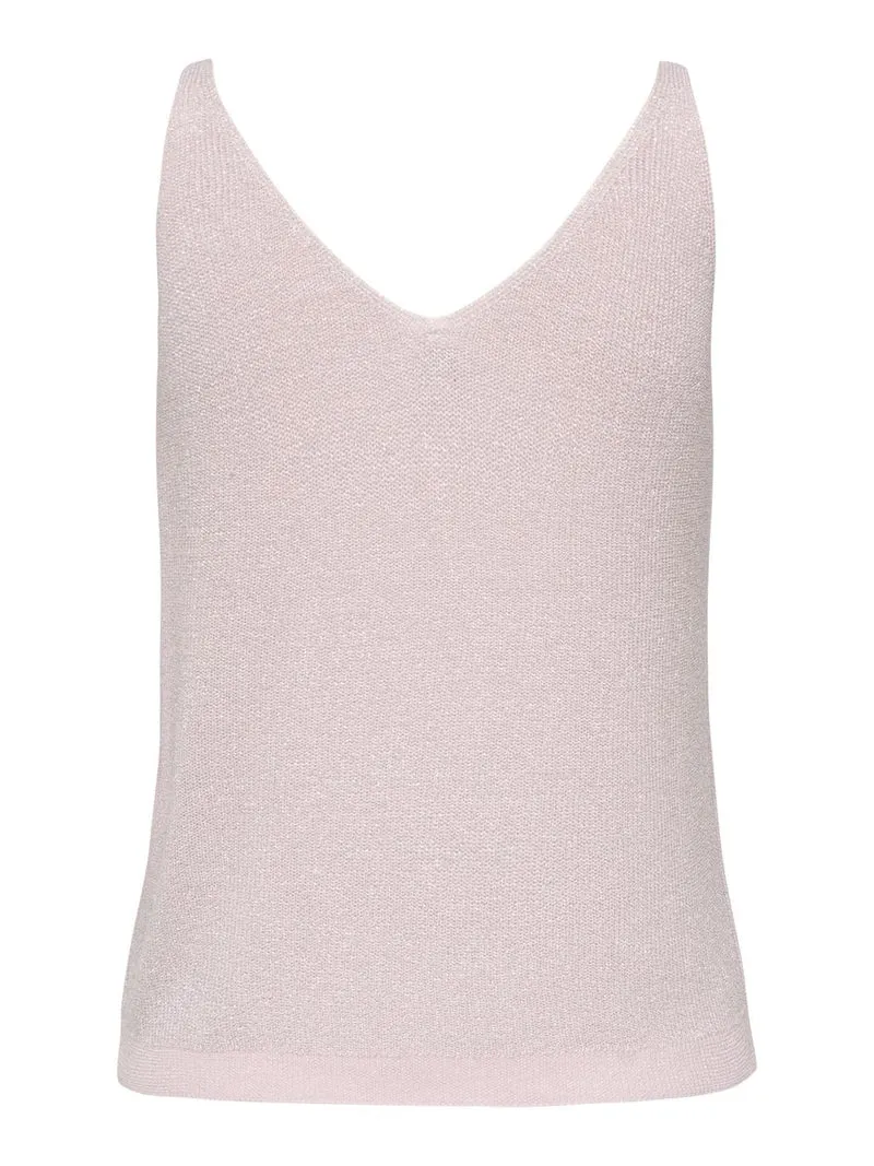 ONLSHINA SL GLITTER TOP KNT