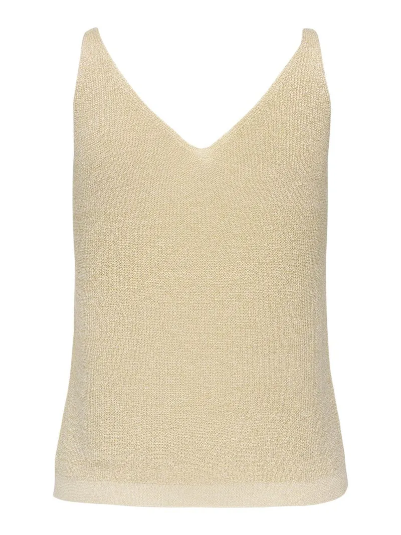 ONLSHINA SL GLITTER TOP KNT