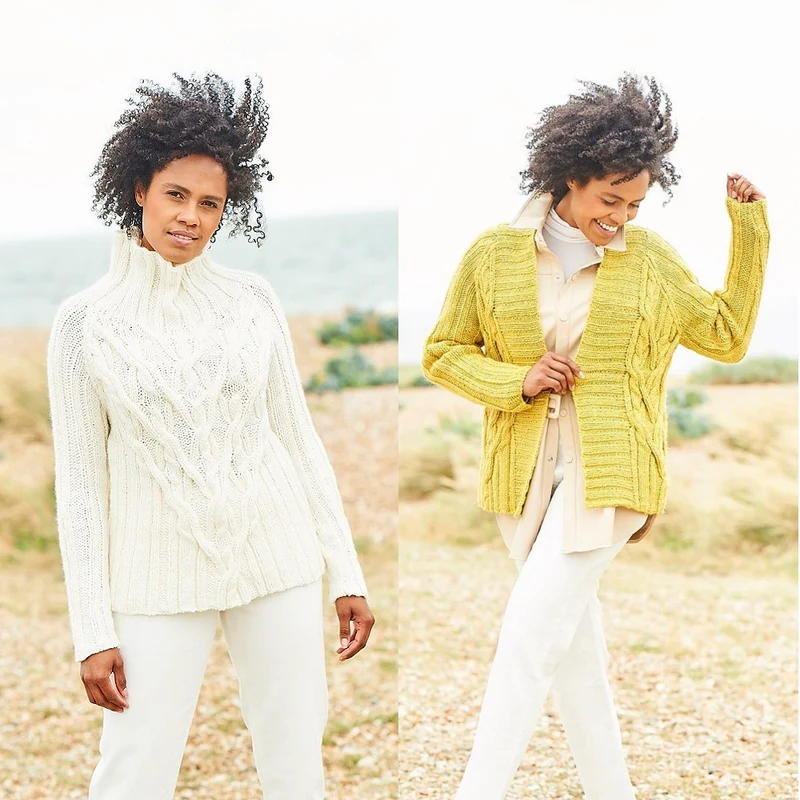 Strickanleitung Stylecraft Softie Chunky Nr. 9814 Pullover und Jacke