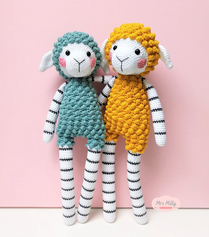 Häkelpaket „Schaf Lize Long Legs“ – Mrs. Milly