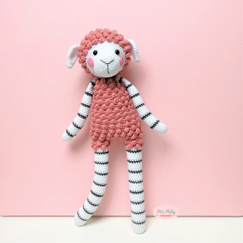 Häkelpaket „Schaf Lize Long Legs“ – Mrs. Milly