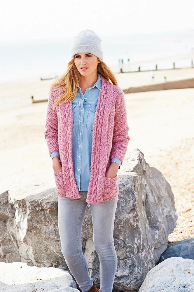 Strickanleitung Stylecraft Life Aran Nr. 9192 Strickjacken