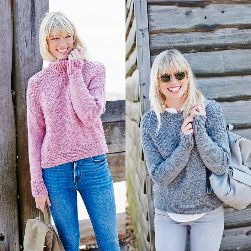 Strickanleitung Stylecraft Life Chunky Nr. 9445 Pullover