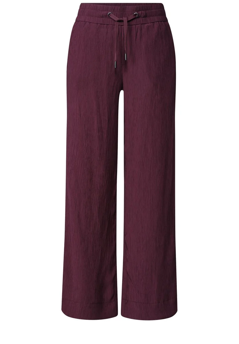 Mid Waist Wide Leg Hose im Loose Fit