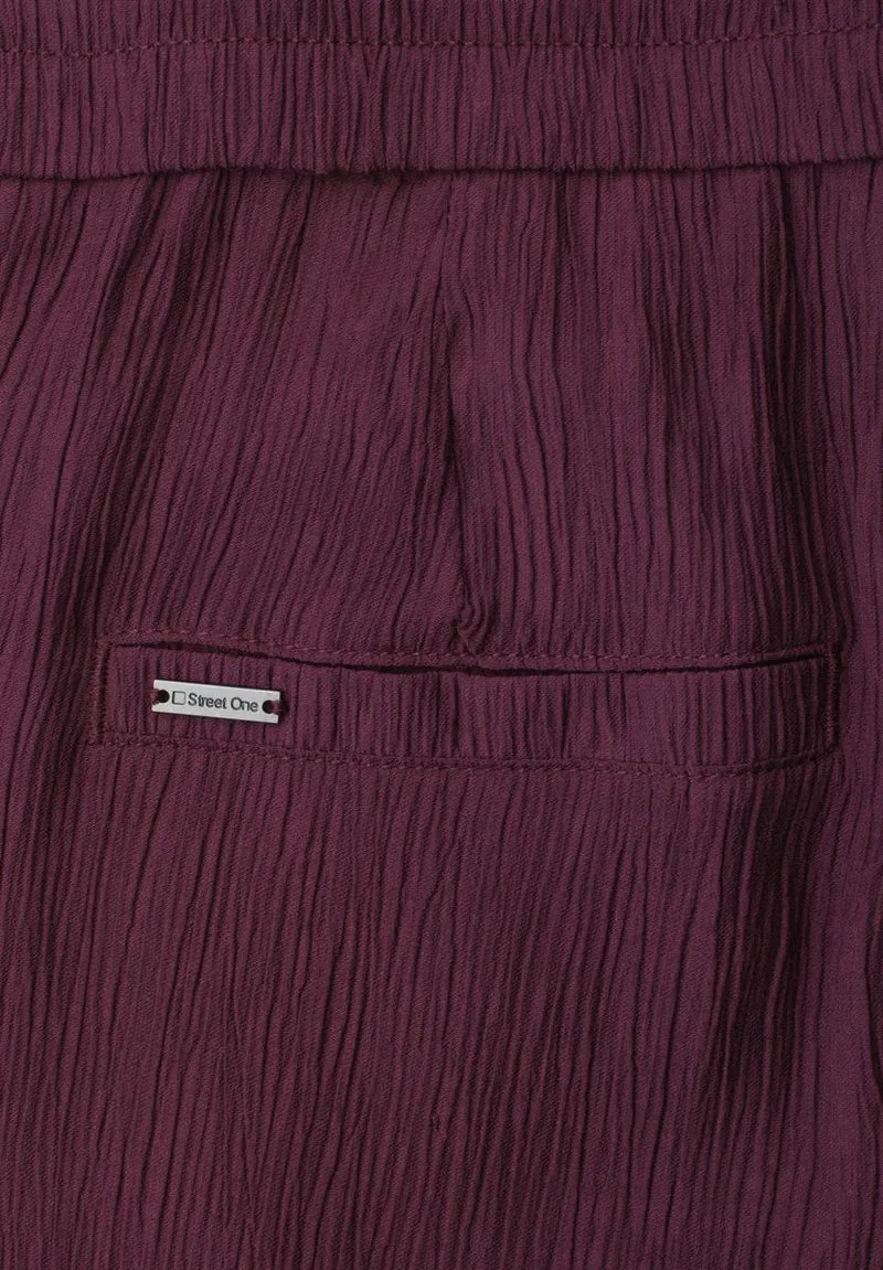 Mid Waist Wide Leg Hose im Loose Fit