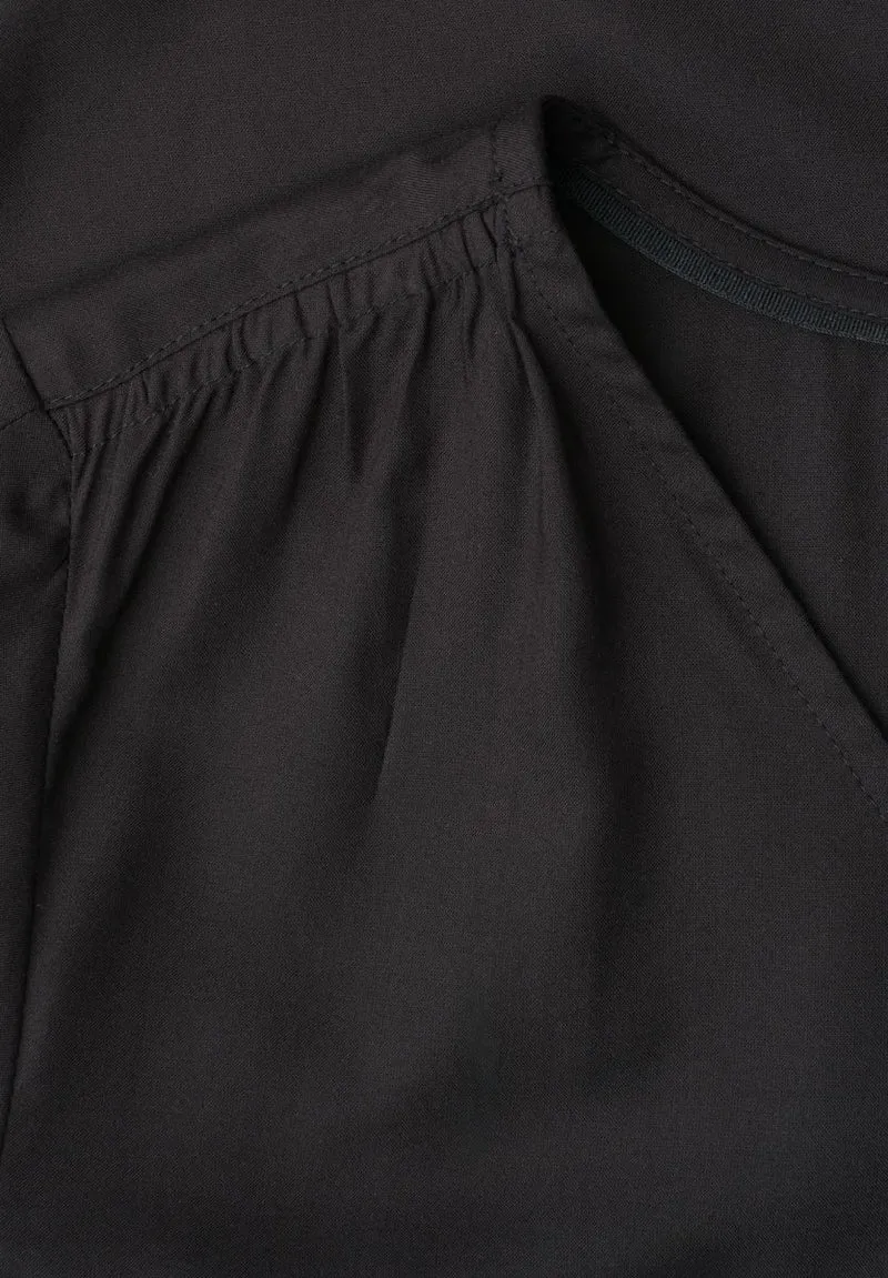 Kurzarm Blusenshirt mit V-Neck