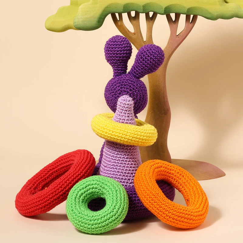 Häkelpaket „Schnecken-Stapelturm“ – YarnZoo