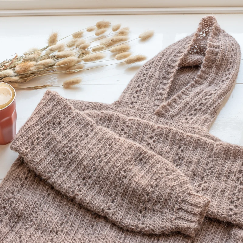Yarn and Colors „Peppercorn Tree“ Hoodie – Häkelpaket