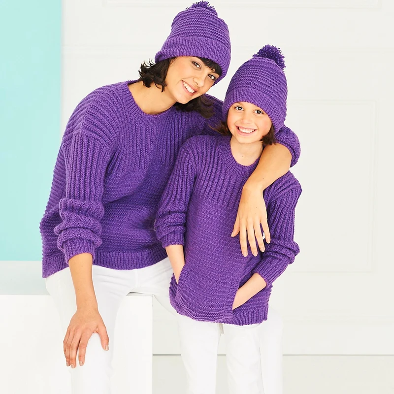 Strickanleitung Stylecraft Special DK Nr. 9767 Pullover und Mützen
