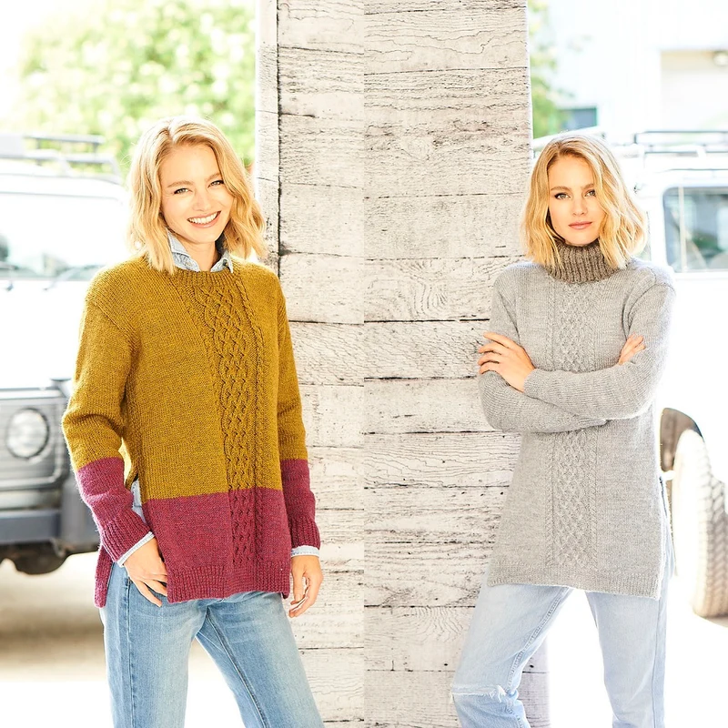 Strickanleitung Stylecraft Highland Heathers DK Nr. 9792 Tuniken