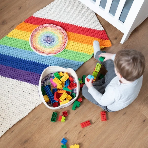 Yarn and Colors Rainbow Basket Häkelpaket