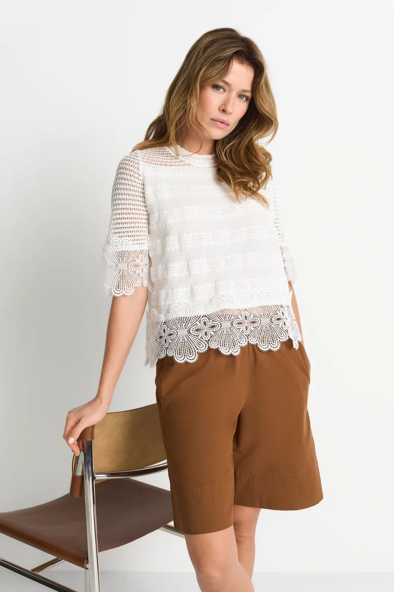 RNK SH SLVS Lace Stitch