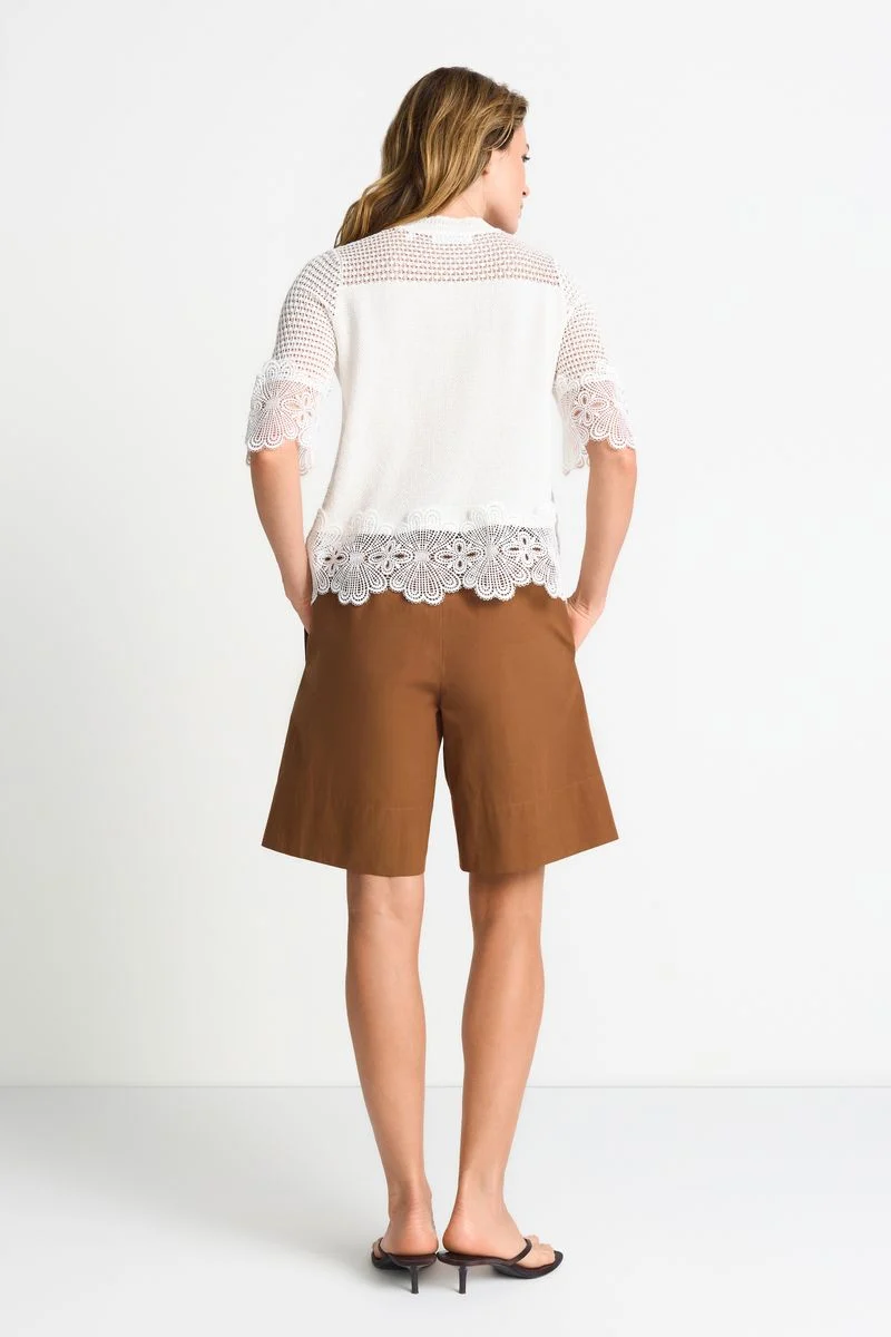 RNK SH SLVS Lace Stitch