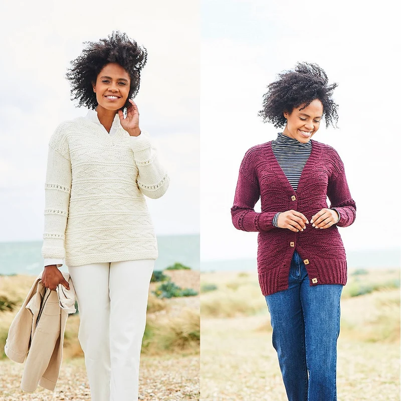 Strickanleitung Stylecraft Softie Chunky Nr. 9817 Pullover und Jacke