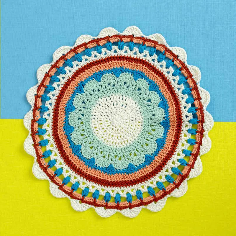 Karin Bloemen Tischset-Garnpaket