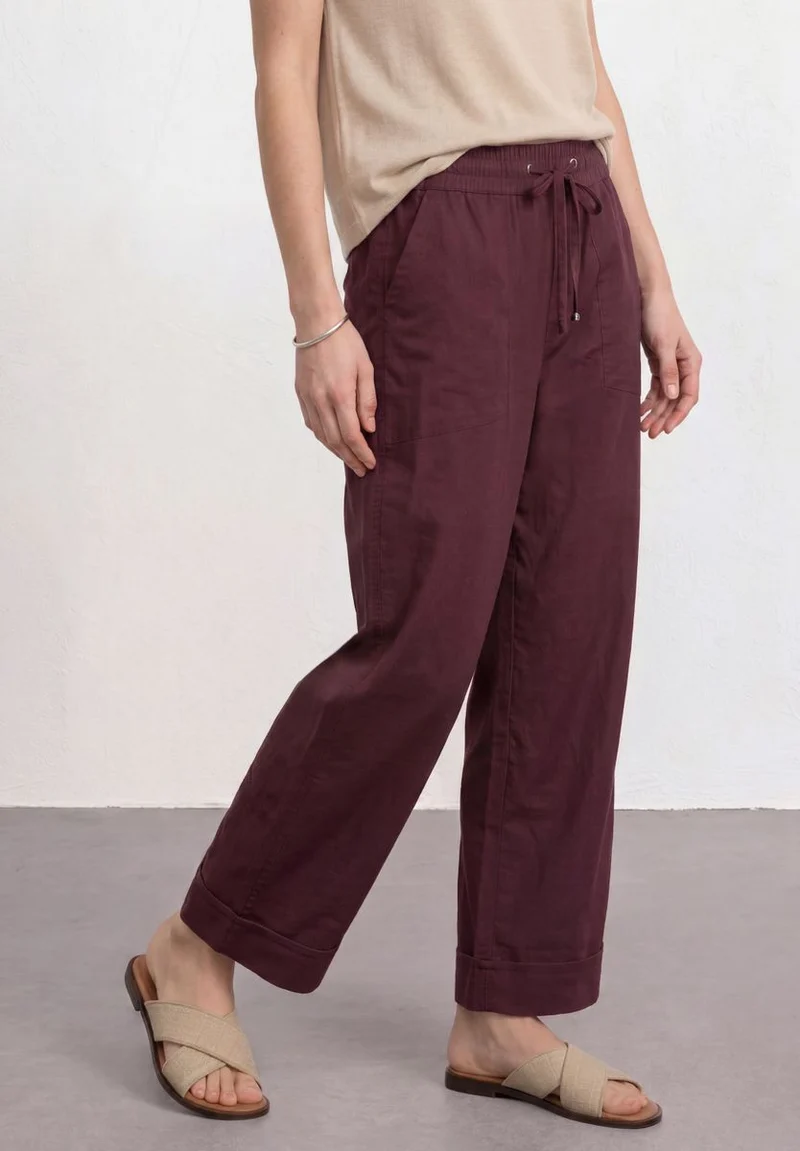 Straight Leg Hose im Casual Fit mit Turn-Up