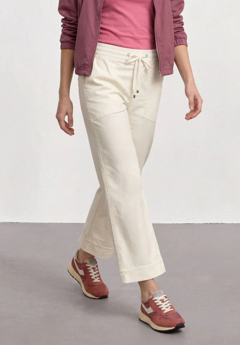 Straight Leg Hose im Casual Fit mit Turn-Up
