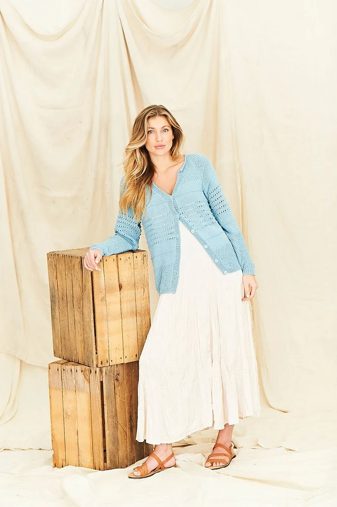 Strickanleitung Stylecraft Naturals – Bio-Baumwolle DK Nr. 9839 Strickjacken