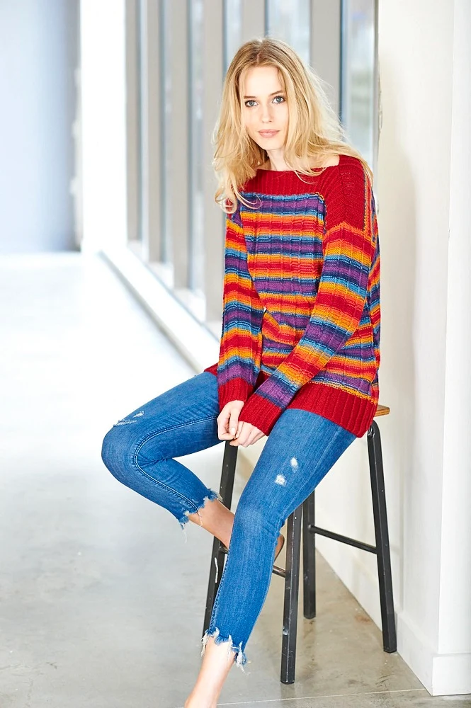 Strickanleitung Stylecraft Wondersoft Merry Go Round DK Nr. 9395 Pullover