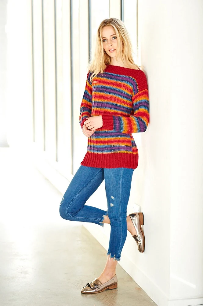 Strickanleitung Stylecraft Wondersoft Merry Go Round DK Nr. 9395 Pullover