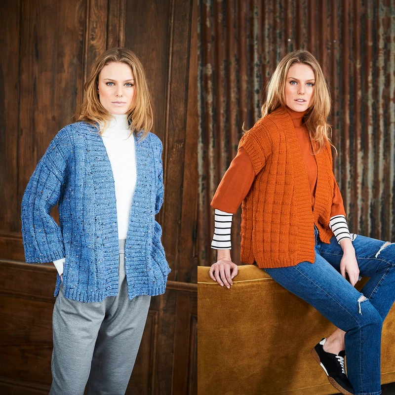 Strickanleitung Stylecraft Life DK Nr. 9655 Strickjacke und Jacke (digital)