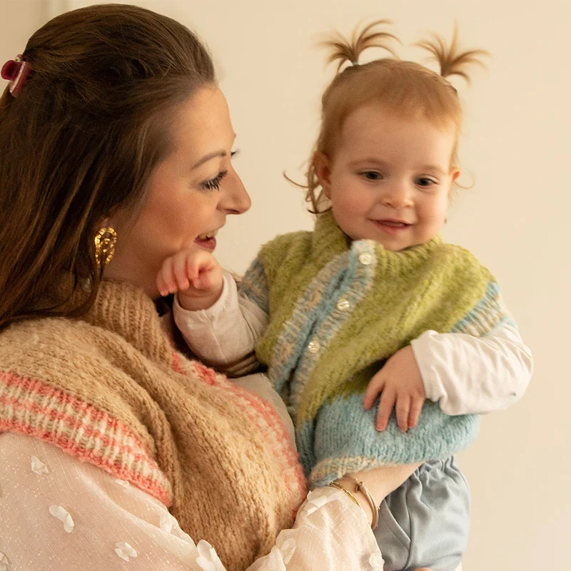 Piuma Mini & Me Jacke (Erwachsene) Garn- und Strickpaket