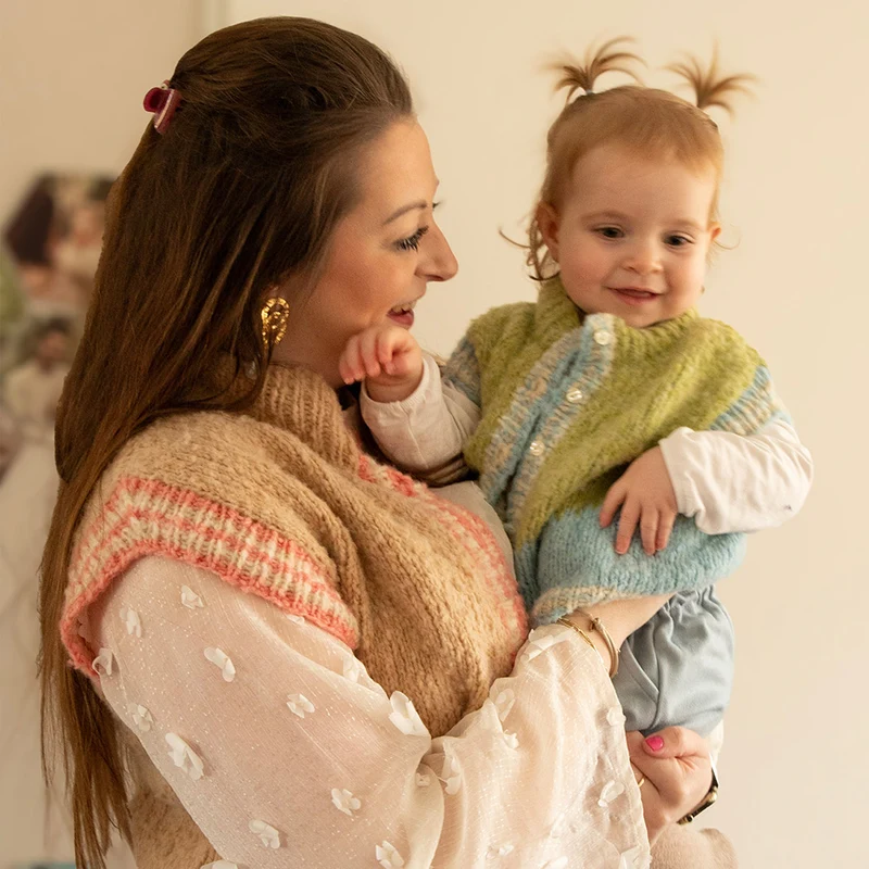 Piuma Mini & Me Jacke (Erwachsene) Garn- und Strickpaket