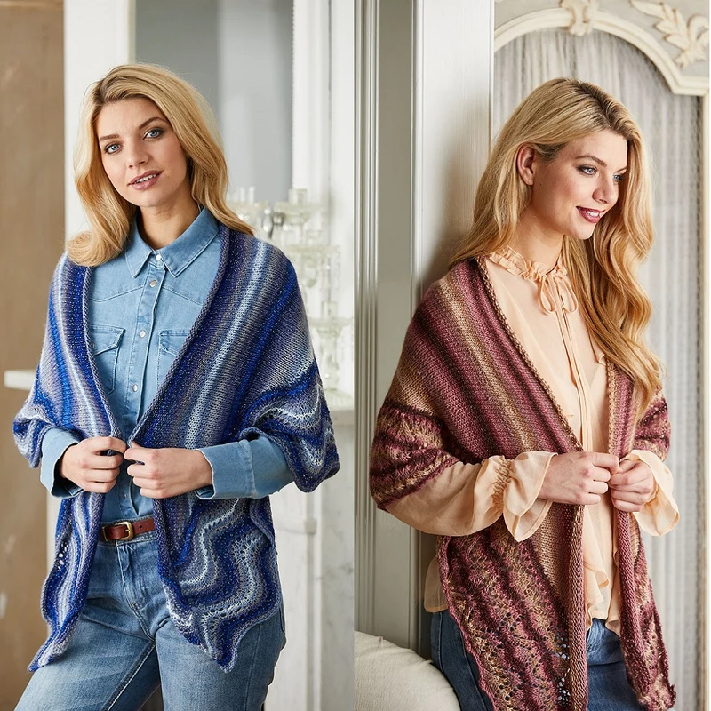 Strickanleitung Stylecraft Cabaret DK Nr. 9424 Schals