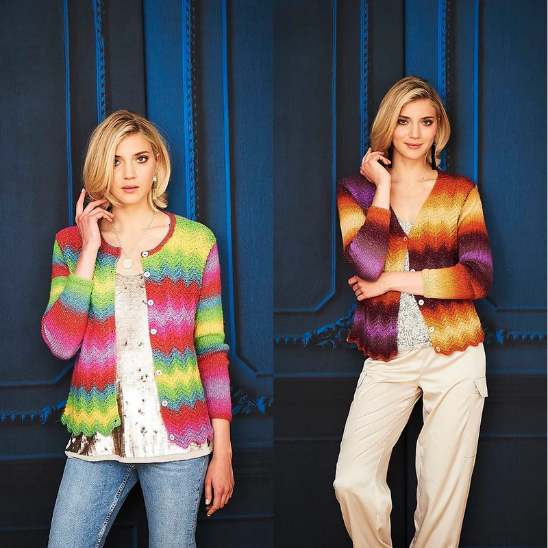Strickanleitung Stylecraft Cabaret DK Nr. 9709 Jacken