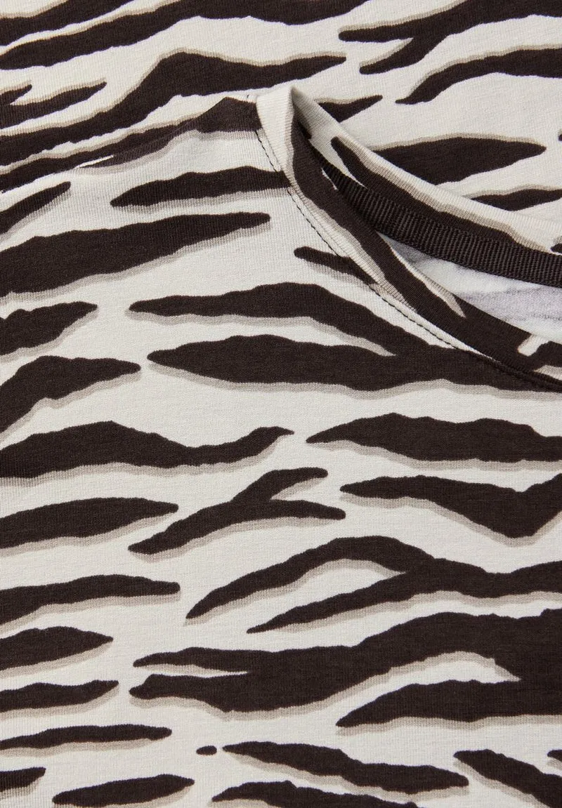 Kurzarm Shirt mit Rundhals und Print