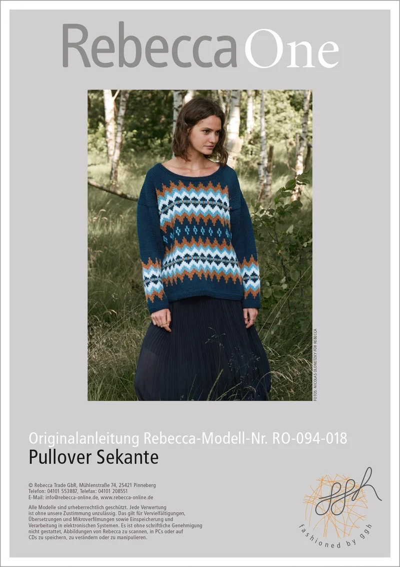 Anleitung - Pullover Seekante