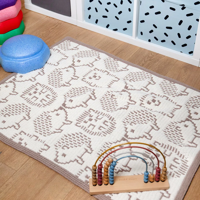 Prickly Pals Babydecke – Garn- und Häkelpaket
